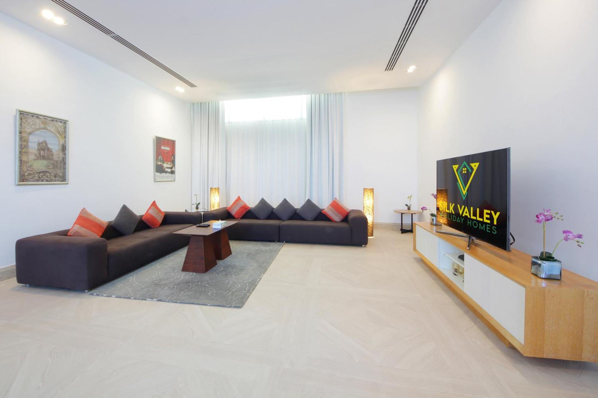 Silk Valley - Grand 6-Bedroom Beach Front Villa Abu Dhabi Exterior foto